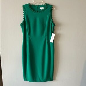 Calvin Klein Dress SZ 14 Green New with tag